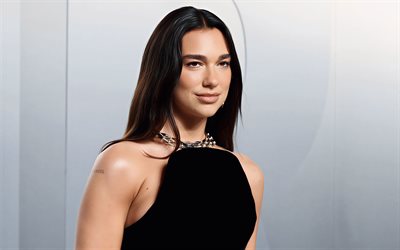 دوا ليبا, 4k, فستان أسود, نجوم الموسيقى, المطربين البريطانيين, جمال, المطربين الشعبيين, المشاهير البريطانيين, جلسة تصوير لدوا ليبا