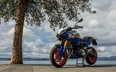 bmw f 900 xr sport, 4k, costa, 2026 bicicletas, superdeportivos, bmw f 900 xr, 2026 bmw f 900 xr, bmw motorrad, motocicletas alemanas, bmw