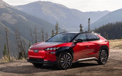 Subaru Solterra Touring, 4k, mountains, 2026 cars, offroad, 2026 Subaru Solterra Touring, japanese cars, Subaru