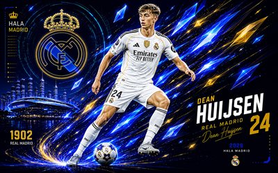 دين هويسن, نادي ريال مدريد لكرة القدم, فن المعجبين, خلفية رقمية بيضاء مجردة, دين هويسن نادي ريال مدريد, الفن الإبداعي, شعار نادي ريال مدريد لكرة القدم, دين هويسن ريال مدريد, كرة القدم, ريال مدريد