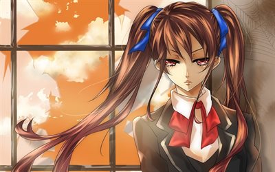 izumi akazawa, manga, anime girl, outro