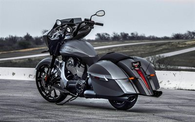 Victory Magnum, superbikes, 2016, road, silver motorcycle