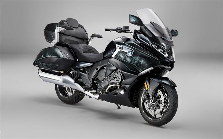 4k, BMW K 1600 B Grand America, studio, 2022 bikes, superbikes, black motorcycle, 2022 BMW K 1600 B, german motorcycles, BMW