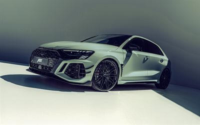 ABT RS 3-R, 4k, tuning, 2022 cars, supercars, HDR, ABT, 2022 ABT RS 3, german cars, Audi