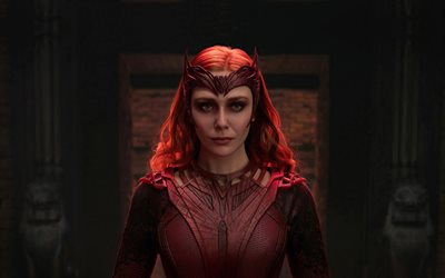 Scarlet Witch, 4k, Earth-616, poster, 2022 movie, Wanda Maximoff, Marvel Comics, Elizabeth Olsen