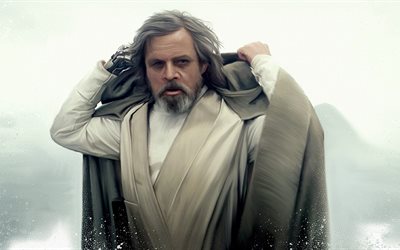 Luke Skywalker, Mark Hamill, Star Wars VII, La Forza si Risveglia, 2015