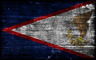 amerikansk samoa träflagga, 4k, träregra flaggor, oceaniska länder, amerikansk samoa flagga, american samoa, oceanien, amerikansk samoa, amerikanska samoa nationella symboler
