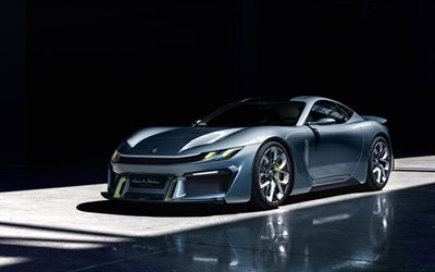 2026, Lynk Co GT Concept, 4k, front view, exterior, electric supercar, electric car, Chinese cars, Lynk Co