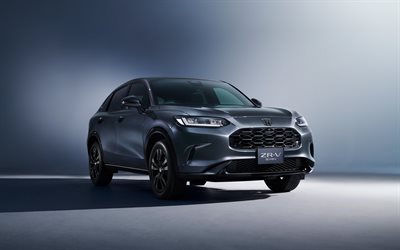 Honda ZR-V eHEV Z Black Style, 4k, studio, 2026 cars, crossovers, Honda ZR-V, 2026 Honda ZR-V, Gray Honda ZR-V, japanese cars, Honda