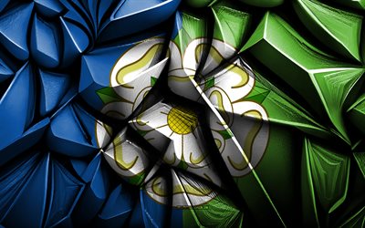 flagga för east riding of yorkshire, 4k, 3d kreativ textur, east riding of yorkshire 3d flagga, ceremoniella län, england, east riding of yorkshire flagga, 3d konst, east riding of yorkshire
