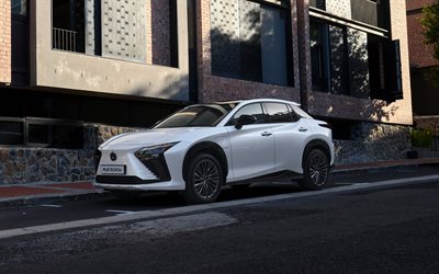 4k, Lexus RZ 500e, street, crossovers, 2026 cars, electric cars, SA-spec, White Lexus RZ, 2026 Lexus RZ, japanese cars, Lexus RZ, Lexus