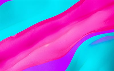 colorful abstract waves, 4k, liquid art, creative, abstract backgrounds, liquid textures, background with waves, abstract waves, liquid patterns