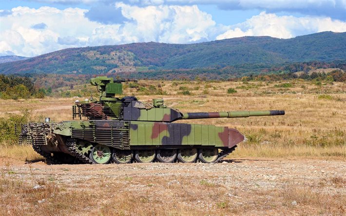 m-84as1, 荒野, セルビアの主力戦車, セルビア軍, タンク, 装甲車両, mbt
