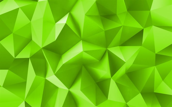 texture 3d low poly citron vert, motifs de fragments, formes géométriques, arrière-plans abstraits citron vert, textures 3d, arrière-plans low poly citron vert, motifs low poly, textures géométriques, arrière-plans 3d citron vert, textures low poly