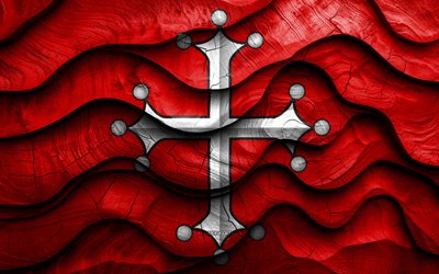 4k, bandera de pisa, ciudades de italia, banderas de ondas 3d de madera, día de pisa, italia, bandera de madera de pisa, ciudades italianas, pisa