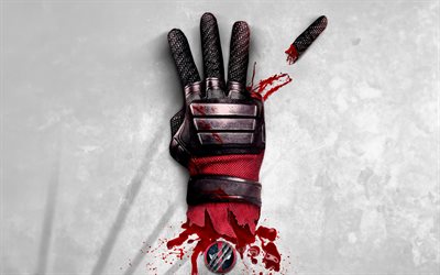 deadpool 3, 4k, affisch, 2024 film, superhjältar, deadpool 3  logotyp, deadpool