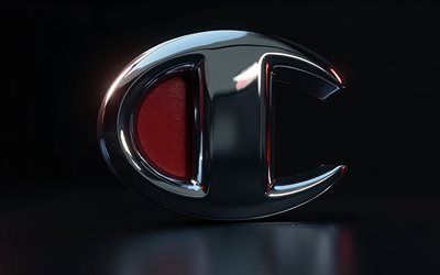 4k, Champion chrome logo, creative, black background, minimalism, Champion metal logo, artwork, Champion 3D logo, Champion logo, fashion brands, Champion