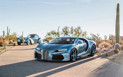 2023, bugatti chiron super sport 57 um de um, 4k, vista frontal, exterior, hipercarro, evolução de bugatti, ajuste de quíron, supercarros, bugatti