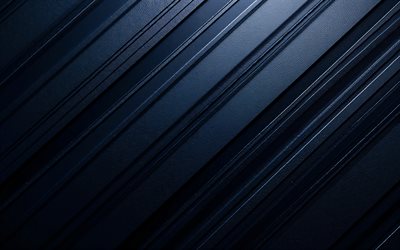 Blue lines leather texture, 4k, leather background, blue leather background, leather texture, stylish lines blue background, dark blue lines background