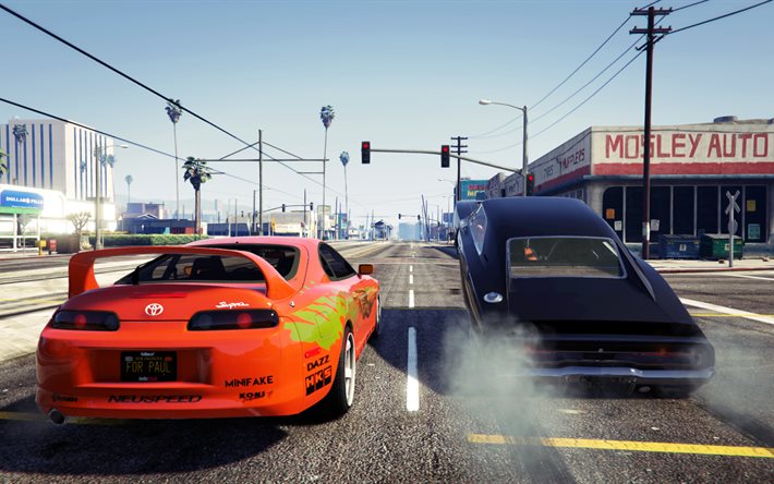 Grand Theft Auto 5, Fast Furious, GTA 5, les courses de rue