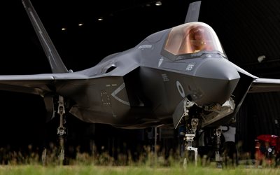 boeing f 22 raptor, 4k, decollare, combattente americano, us air force, f 22, aereo da combattimento, f 22 raptor, combattenti, aereo militare, boeing