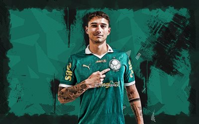 4k, emiliano martinez, vihreä grunge  tausta, palmeiras fc, brasilialainen serie a, uruguayan jalkapalloilijat, emiliano martinez 4k, jalkapallo, palmeiras, se palmeiras, emiliano martinez palmeiras