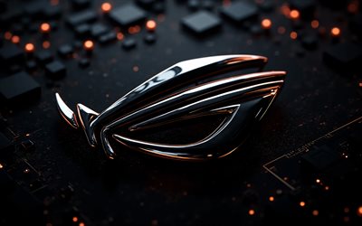 asus rog svart logotyp, 4k, svart teknik bakgrund, asus rog emblem, asus rog svart skylt, asus rog logotyp, svart techno bakgrund, asus rog, republic of gamers, rog logotyp, rog