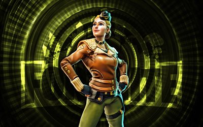 punta de ala fortnite, 4k, fondo espiral verde, fortnite, creativo, piel de punta de ala, piel de punta de ala fortnite, punta del ala, personajes fortnite