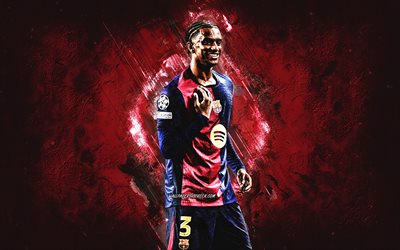 アレハンドロ・バルデ, fcバルセロナ, スペインのサッカー選手, ブルゴーニュの石の背景, グランジアート, ラリーガ, スペイン, バルセロナ, アレハンドロ・バルデ・バルセロナ, フットボール