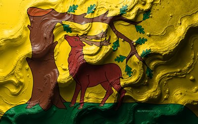 fandiera del berkshire, 4k, trama delle onde di pietra, bandiera del berkshire, bandiera 3d berkshire, inghilterra, bandiere di contee cerimoniali dell'inghilterra, berkshire