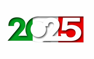 2025 Italy, white background, Italy, minimal art, 2025 Italy concepts, Italy 2025, flag of Italy, 2025 Italy background, Italy flag