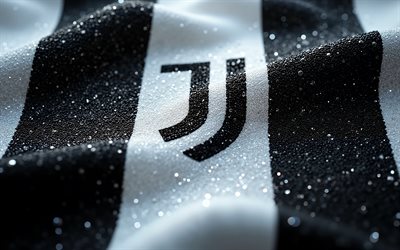 logotipo de diamantes de la juventus fc, 4k, fondo de diamantes negros blancos, logotipo de gemas de la juventus fc, emblema de la juventus fc, juve, fichaje de la juventus fc, serie a, logotipo de la juventus, juventus fc, juventus