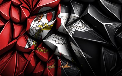 flagge von buckinghamshire, 4k, kreative 3d textur, buckinghamshire 3d flagge, zeremonielle landkreise, england, buckinghamshire flagge, 3d kunst, flagge der region buckinghamshire, buckinghamshire