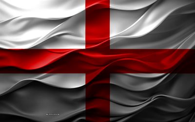 4k, bandeira de pádua, cidades da itália, bandeira de pádua 3d, itália, textura 3d, pádua, dia de pádua, símbolos nacionais italianos, arte 3d, bandeira da cidade de pádua