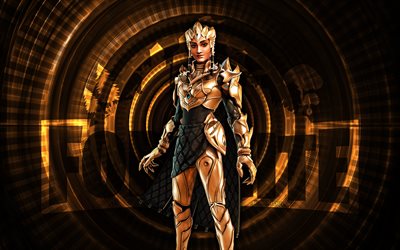 درع شانتا فورتنايت, 4k, خلفية دوامة البني, فورتنايت, مبدع, درع شانتا الجلد, fortnite درع شانتا الجلد, درع شانتا, شخصيات فورتنايت