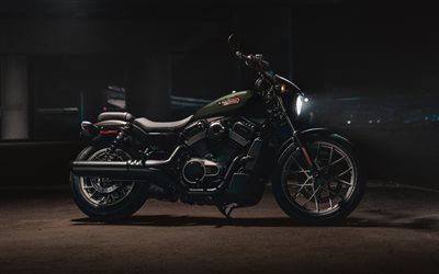 harley davidson nightster, 4k, noche, 2026 bicicletas, supermotos, rh975s, 2026 harley davidson nightster, motocicletas americanas, harley davidson