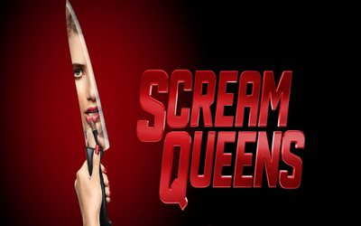 scream queens, 2015, série de tv, rosto, emma roberts