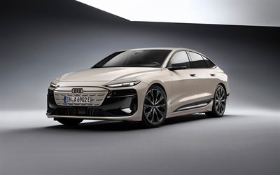 audi a6 sportback e tron, 4k, スタジオ, 2025車, 電気自動車, 2025 audi a6 sportback e tron, ドイツの車, アウディ