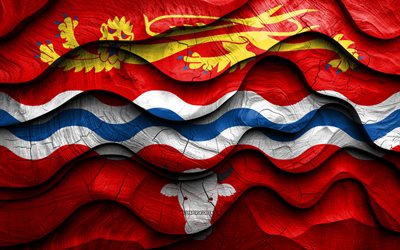 4k, ヘレフォードシャーフラッグ, イングランド郡, 木製の3dウェーブフラグ, ヘレフォードシャーの日, ヘレフォードシャーの旗, イギリス, ヘレフォードシャーの木製の旗, 英語郡, ヘレフォードシャー