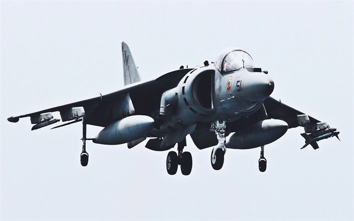 McDonnell Douglas AV-8B Harrier II, attack aircraft, US Air Force, combat aircraft, US army, aircraft, Harrier Jump Jet, military aviation, AV-8B Harrier II, McDonnell Douglas