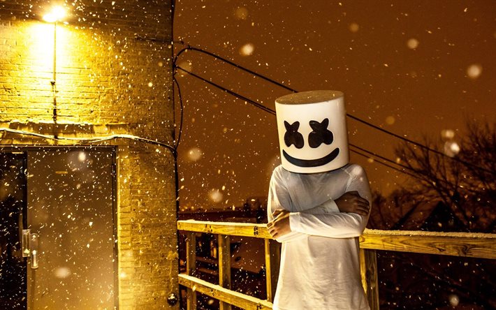 marshmello, dj, 冬, レハウス