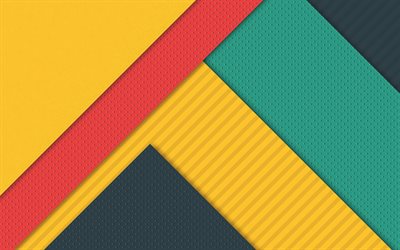material design, 4k, geometry, colorful backgrounds, triangles, geometric art, creative, geomteric shapes, colorful material design