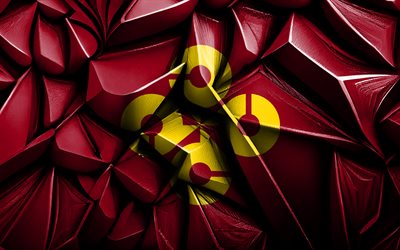 flagge von shimane, 4k, kreative 3d textur, shimane 3d flagge, japanische präfekturen, japan, shimane flagge, 3d kunst, flagge der präfektur shimane, shimane