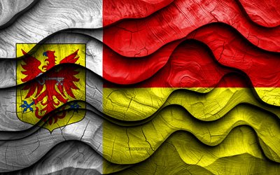 4k, apeldoorn bayrağı, hollanda şehirleri, ahşap 3d dalgalar bayrakları, apeldoorn günü, apeldoorn ahşap bayrak, apeldoorn