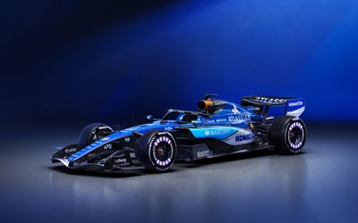 2026, Williams FW48, 4k, front view, exterior, F1, Formula One, Williams Racing, 2026 Formula One racing cars, Atlassian Williams-Mercedes, Williams