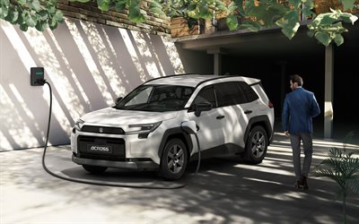 2026, suzuki a través, 4k, vista frontal, híbrido enchufable, exterior, suzuki a través de phev, suzuki blanco a través, nuevo suzuki across 2026, autos japoneses, suzuki