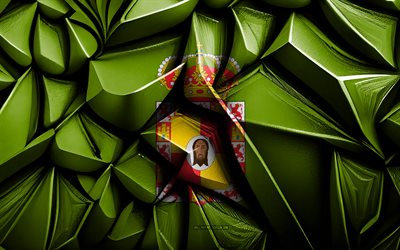 bandera de jaén, 4k, textura creativa 3d, bandera 3d de jaén, provincias españolas, españa, provincia de jaén, arte 3d, bandera de la provincia de jaén, jaén