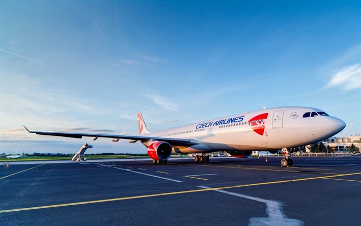 Airbus-300 yolcu uçağı, havaalanı, Çek Havayolları