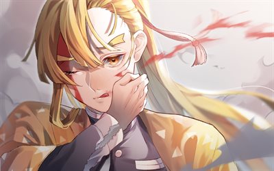 zenitsu agatsuma, 悔しさ, kimetsu no yaiba, 漫画, 主人公, 照明, アートワーク, 鬼滅の刃, ゼニツ, zenitsu agatsuma kimetsu no yaiba