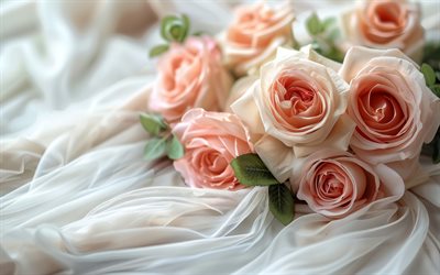lila rosen, schöne blumen, rosen, hintergrund mit rosen, rosa rosen, rosenstrauß